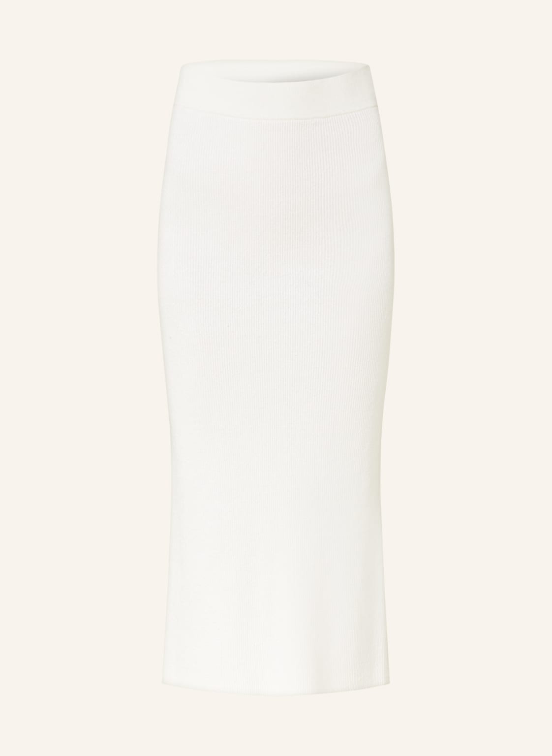 Image of Reiss Strickrock Aus Leinen weiss