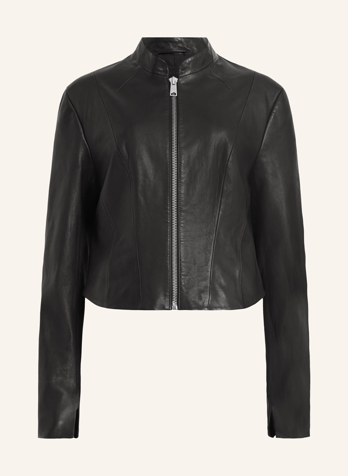 Allsaints Lederjacke Sadler schwarz