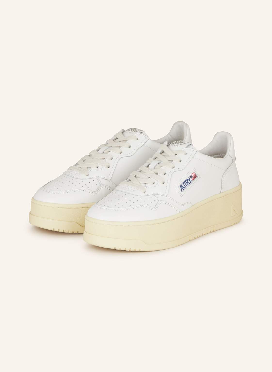 Produktový obrázek AUTRY Autry Sneakersy Platform Low Ll režná / krémová / bílá