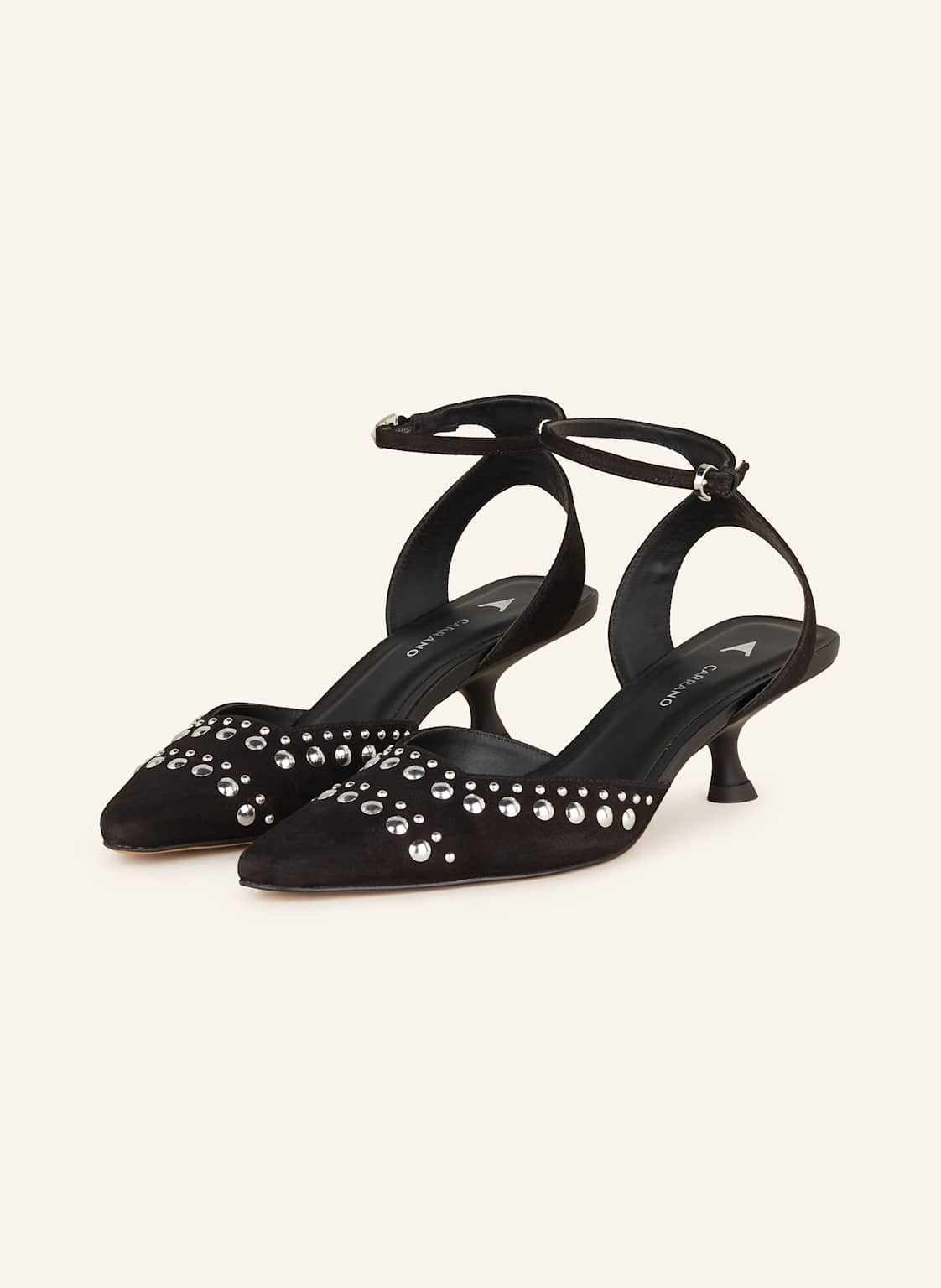 Produktový obrázek CARRANO Carrano Slingpumps S Otevřenou Patou S Nýty černá