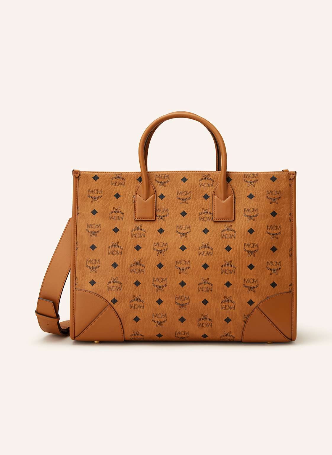 Mcm Shopper München braun