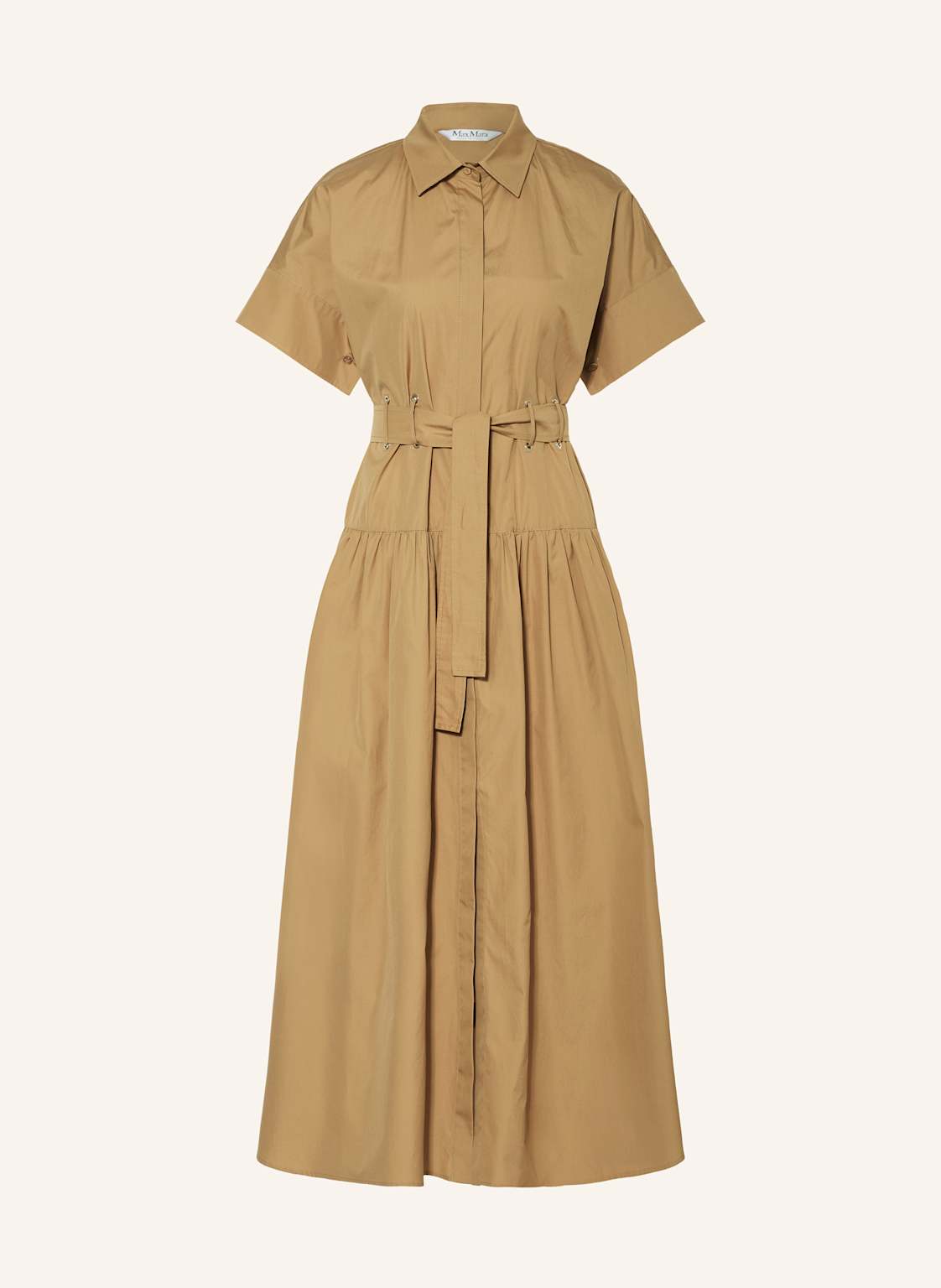 Max Mara Hemdblusenkleid Agoraio braun