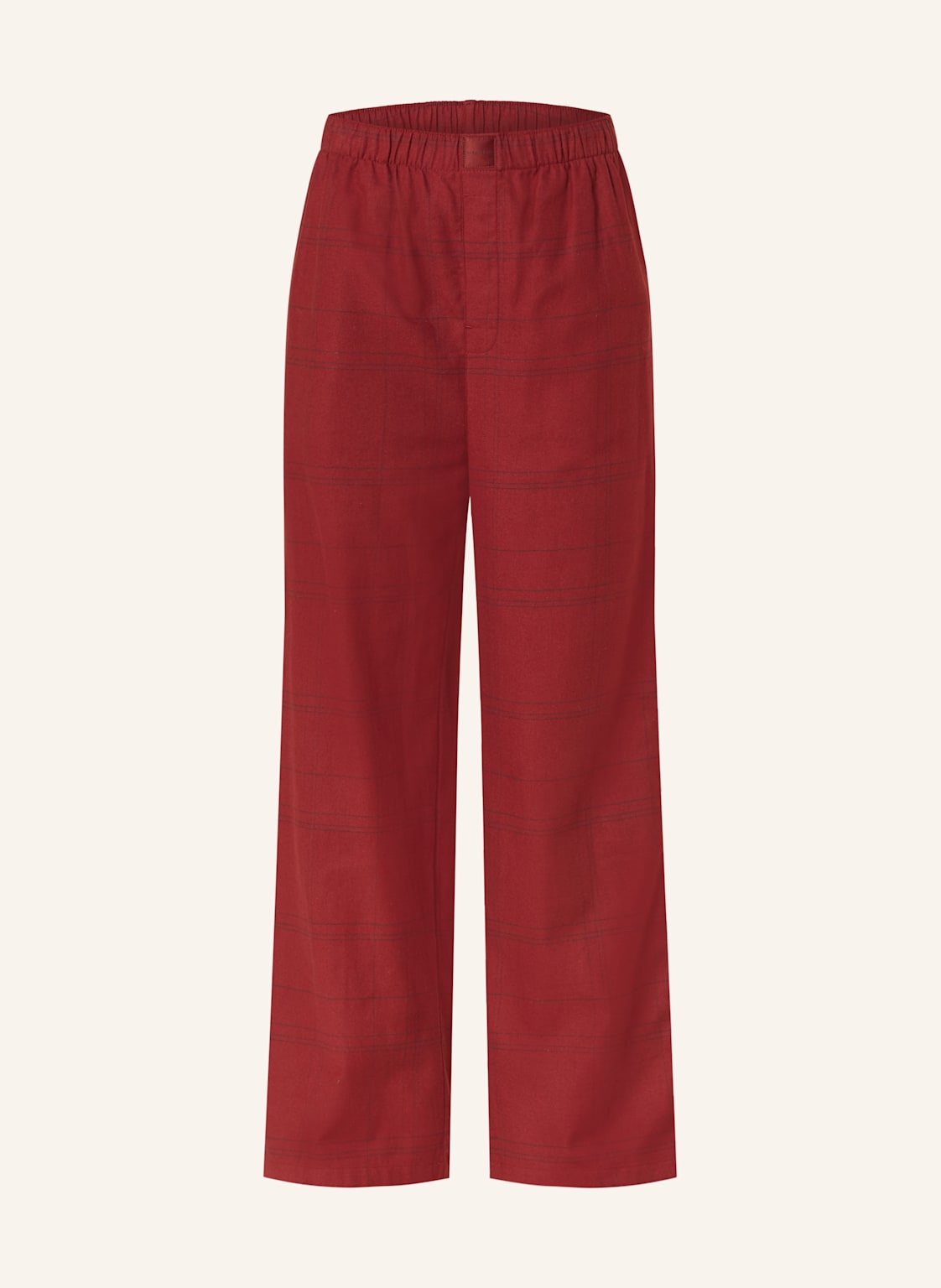Calvin Klein Schlafhose Aus Flanell rot