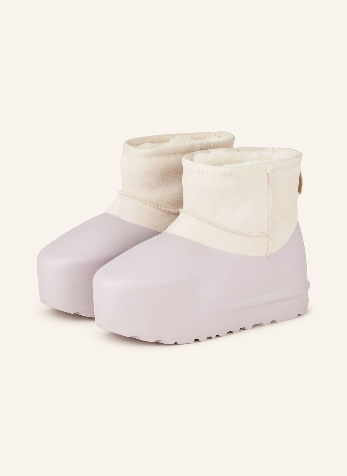 Produktový obrázek Ugg Ugg Boty Classic Mini Pumped světle fialová / krémová