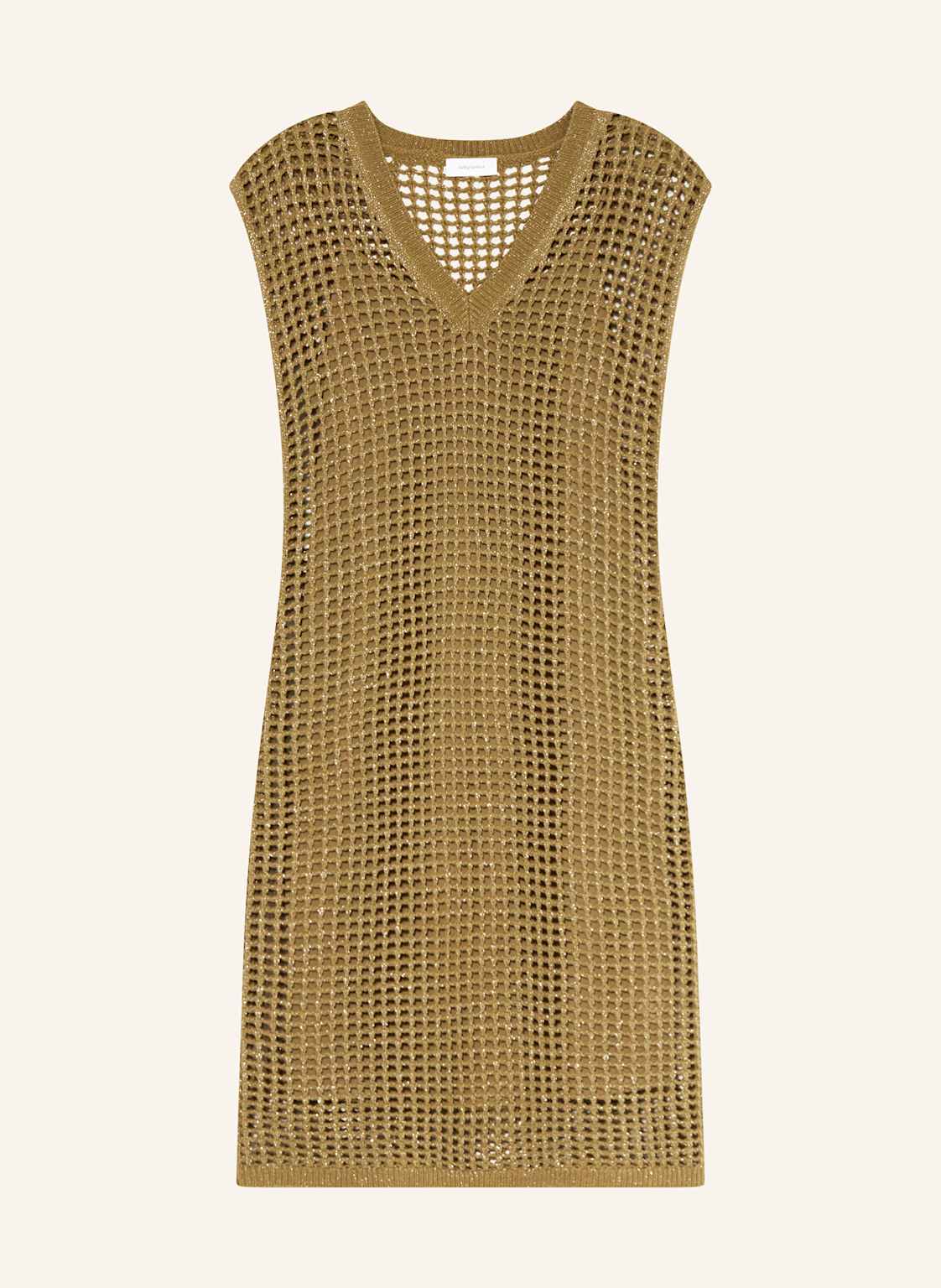 Darling Harbour Strickkleid Mit Glitzergarn braun