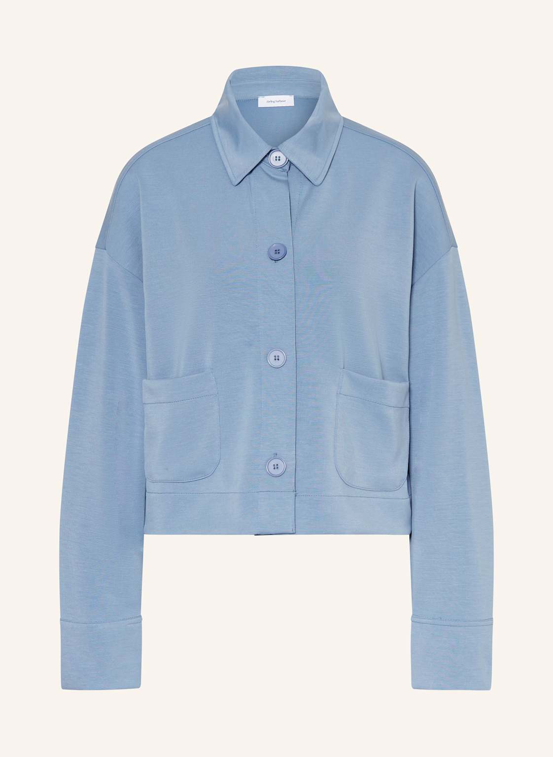 Darling Harbour Jersey-Overjacket blau