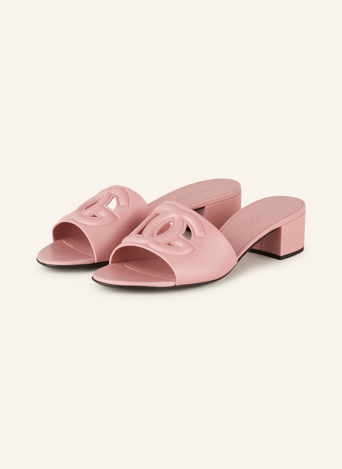 Produktový obrázek Dolce & Gabbana Dolce & Gabbana Mules starorůžová