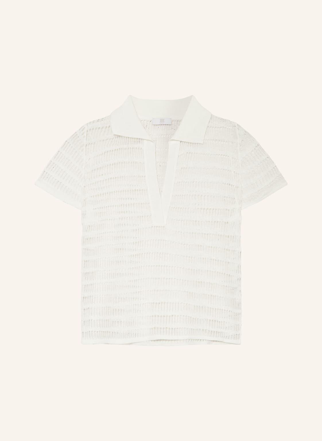 Riani Strick-Poloshirt weiss