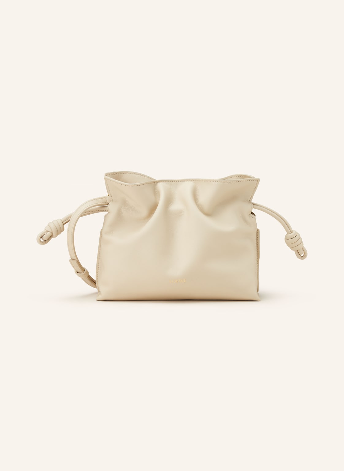 Loewe Clutch Flamenco Mini weiss