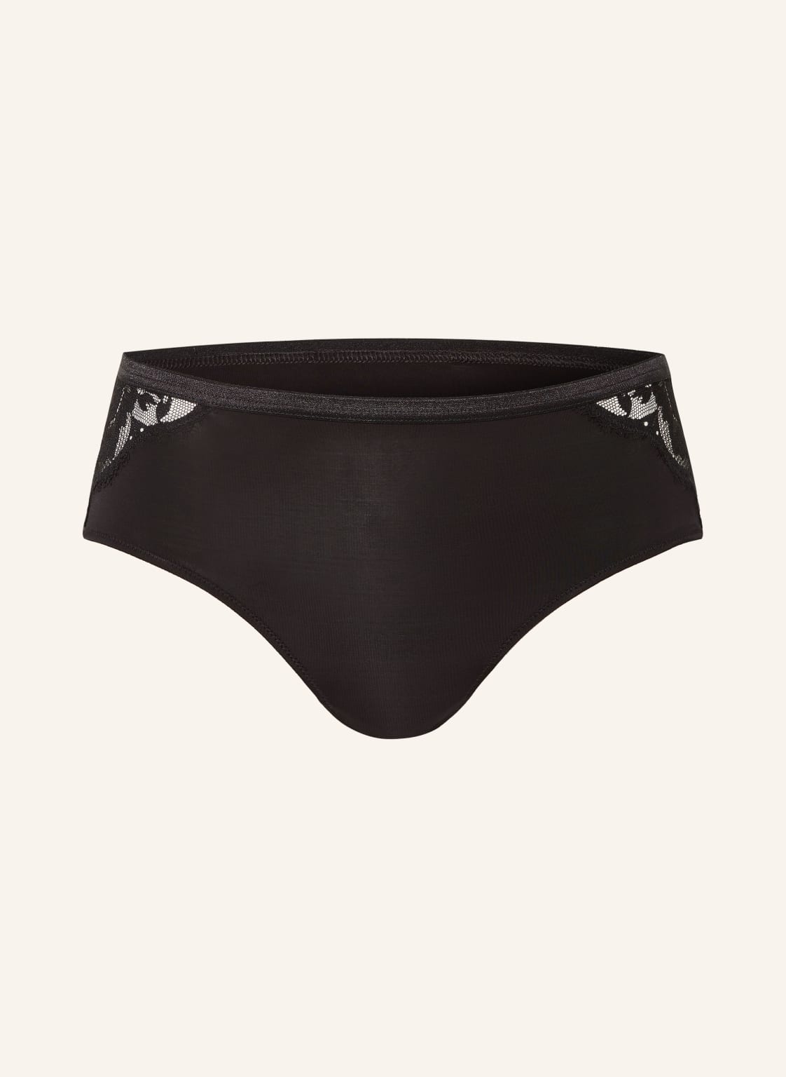 Mey Slip Serie Poetry Vogue Aus Satin schwarz
