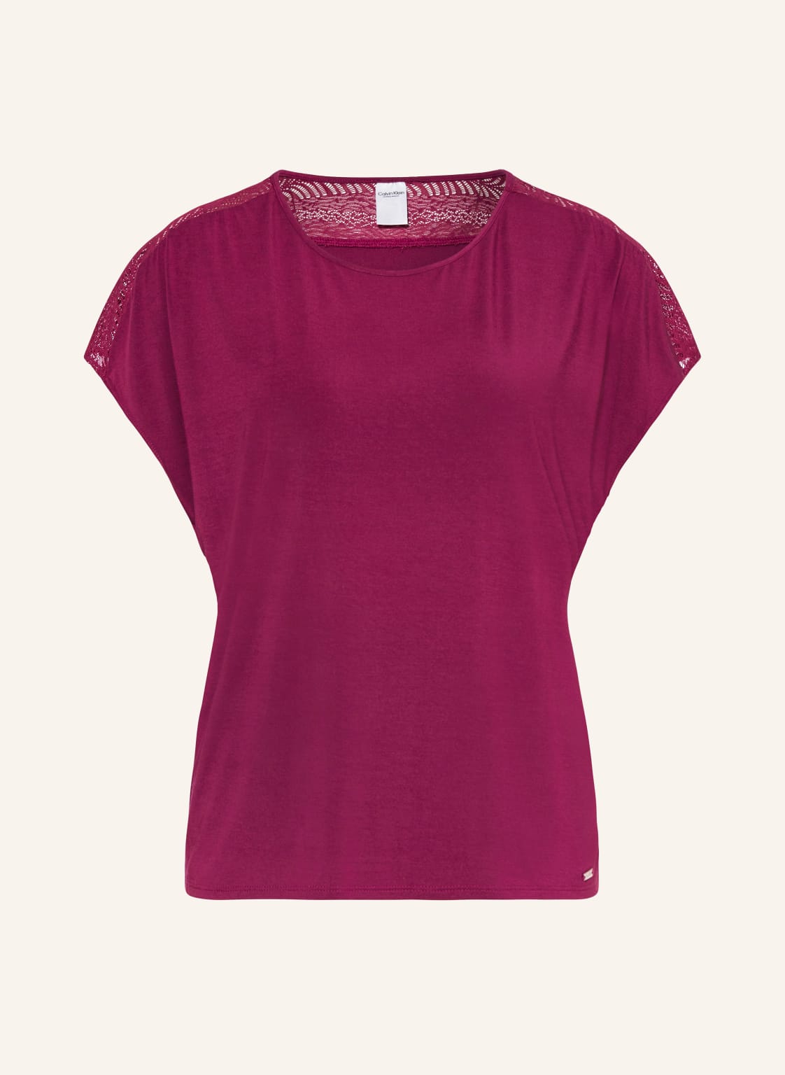 Calvin Klein Schlafshirt Minimalist rot