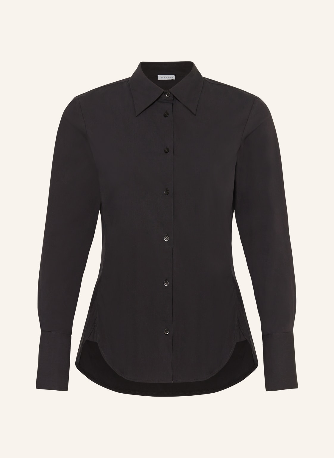 Mrs & Hugs Hemdbluse schwarz