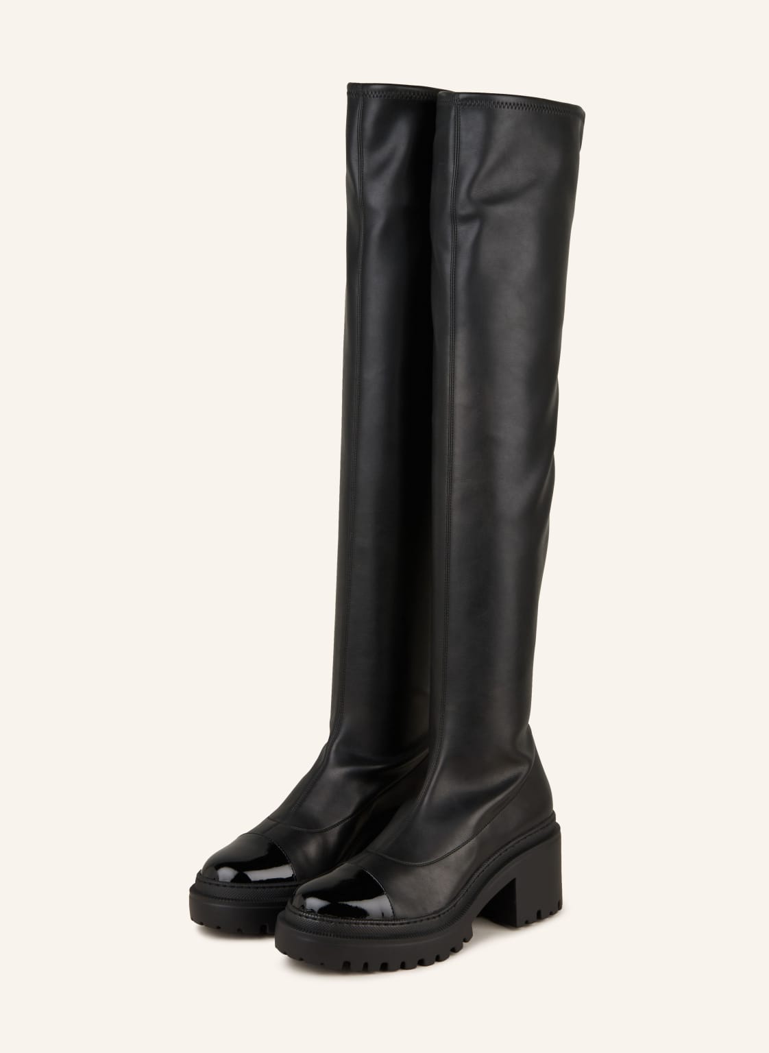 Produktový obrázek GIUSEPPE ZANOTTI DESIGN Giuseppe Zanotti Design Overknee Kozačky černá