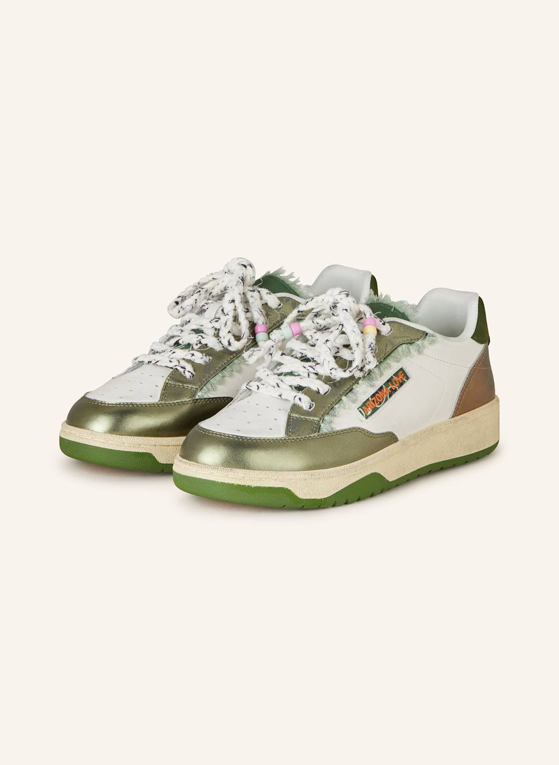 Produktový obrázek ARIZONA LOVE Arizona Love Sneakersy Venice zelená / režná / béžová