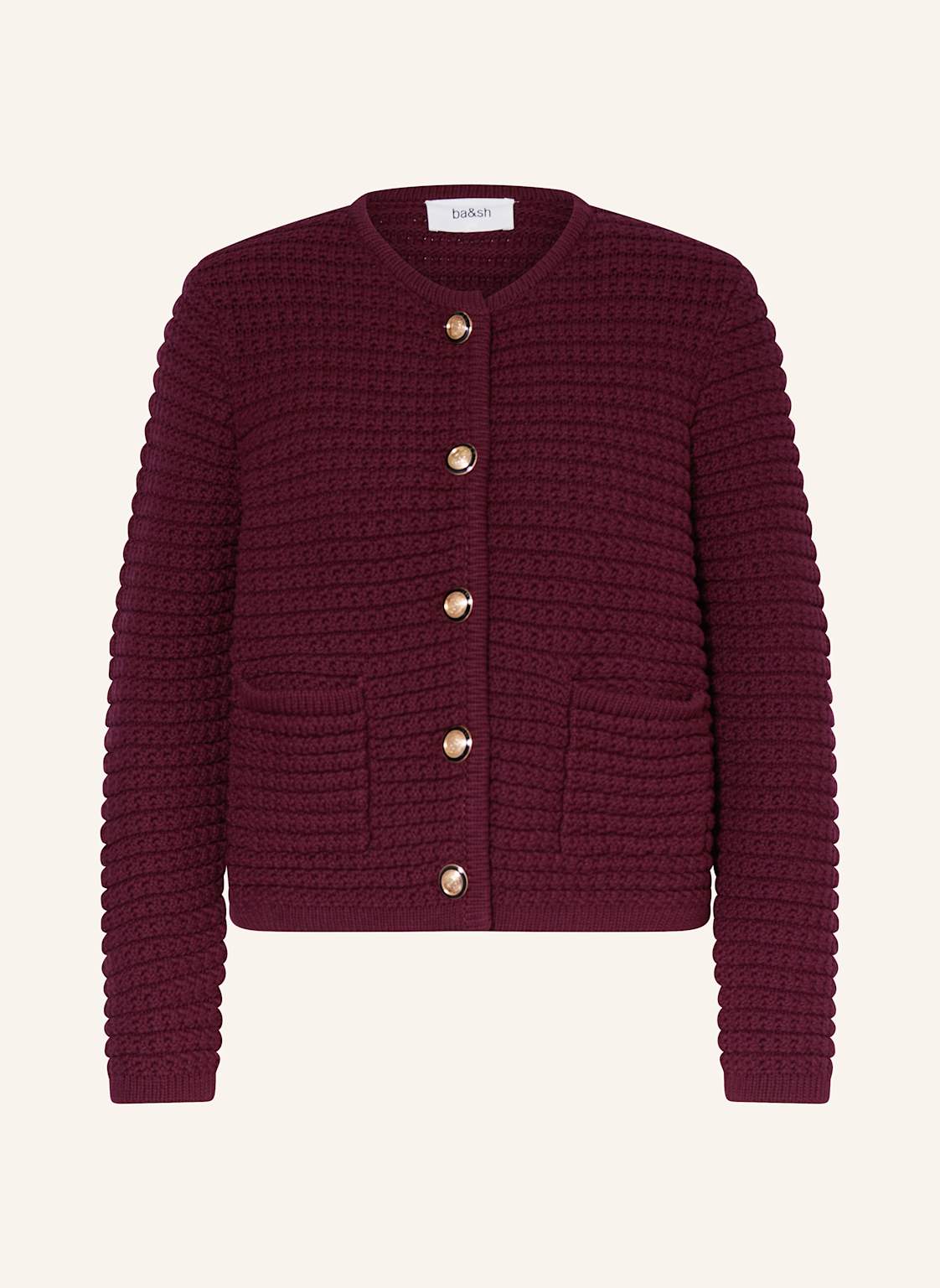 Ba&Sh Strickjacke Gaspard rot