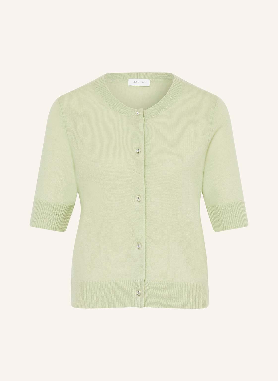 Darling Harbour Strickjacke Mit Cashmere gruen