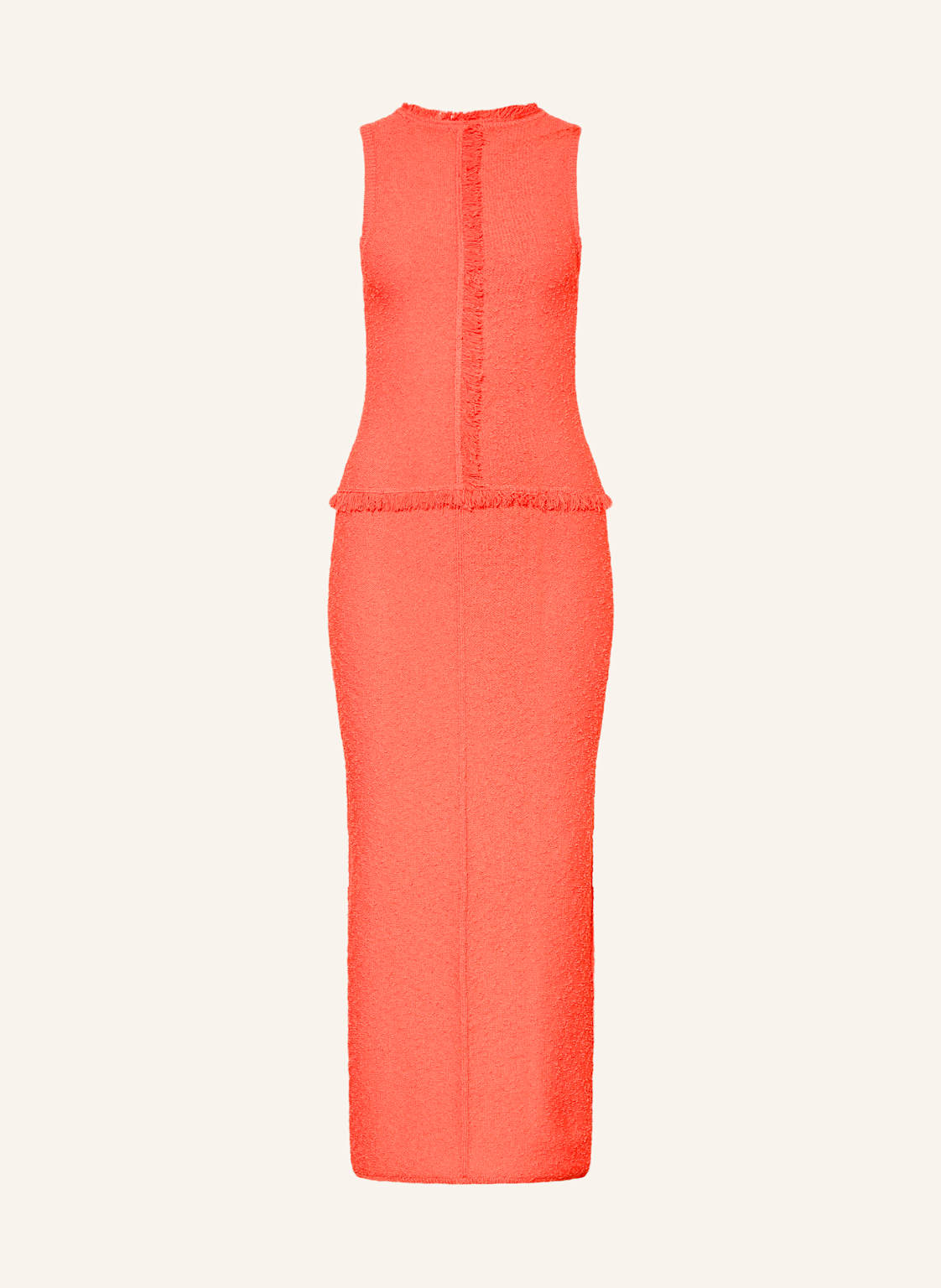 Boss Bouclé-Kleid Fovina orange