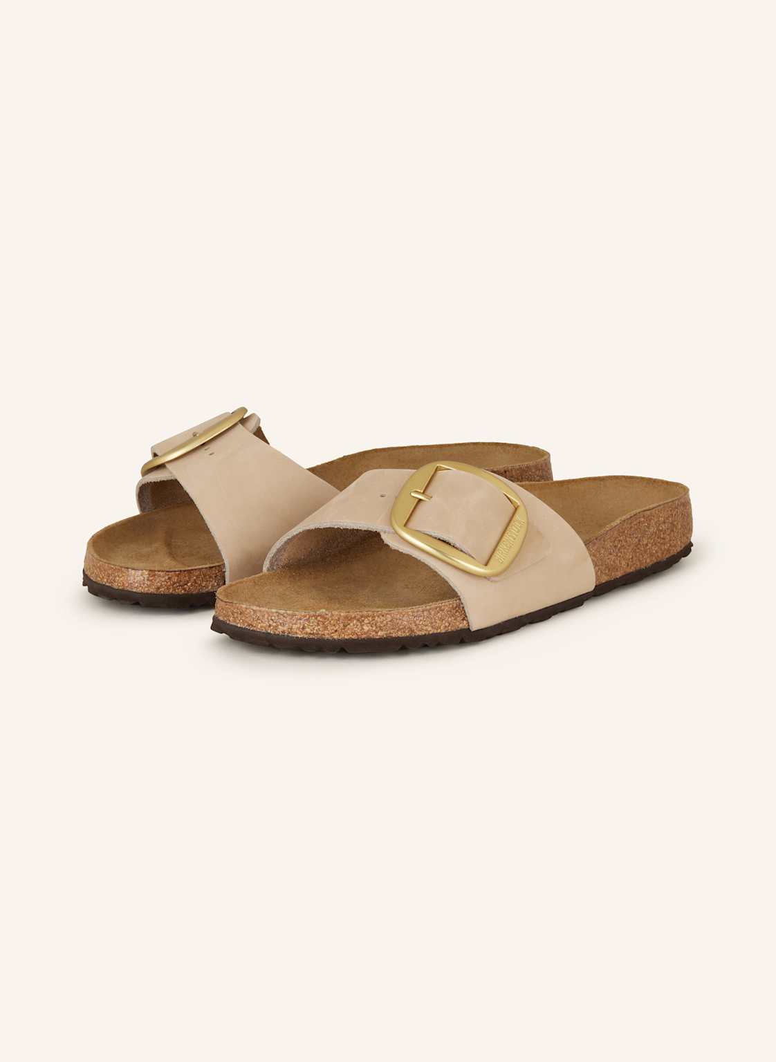 Produktový obrázek Birkenstock Birkenstock Pantofle Madrid Big Buckle béžová