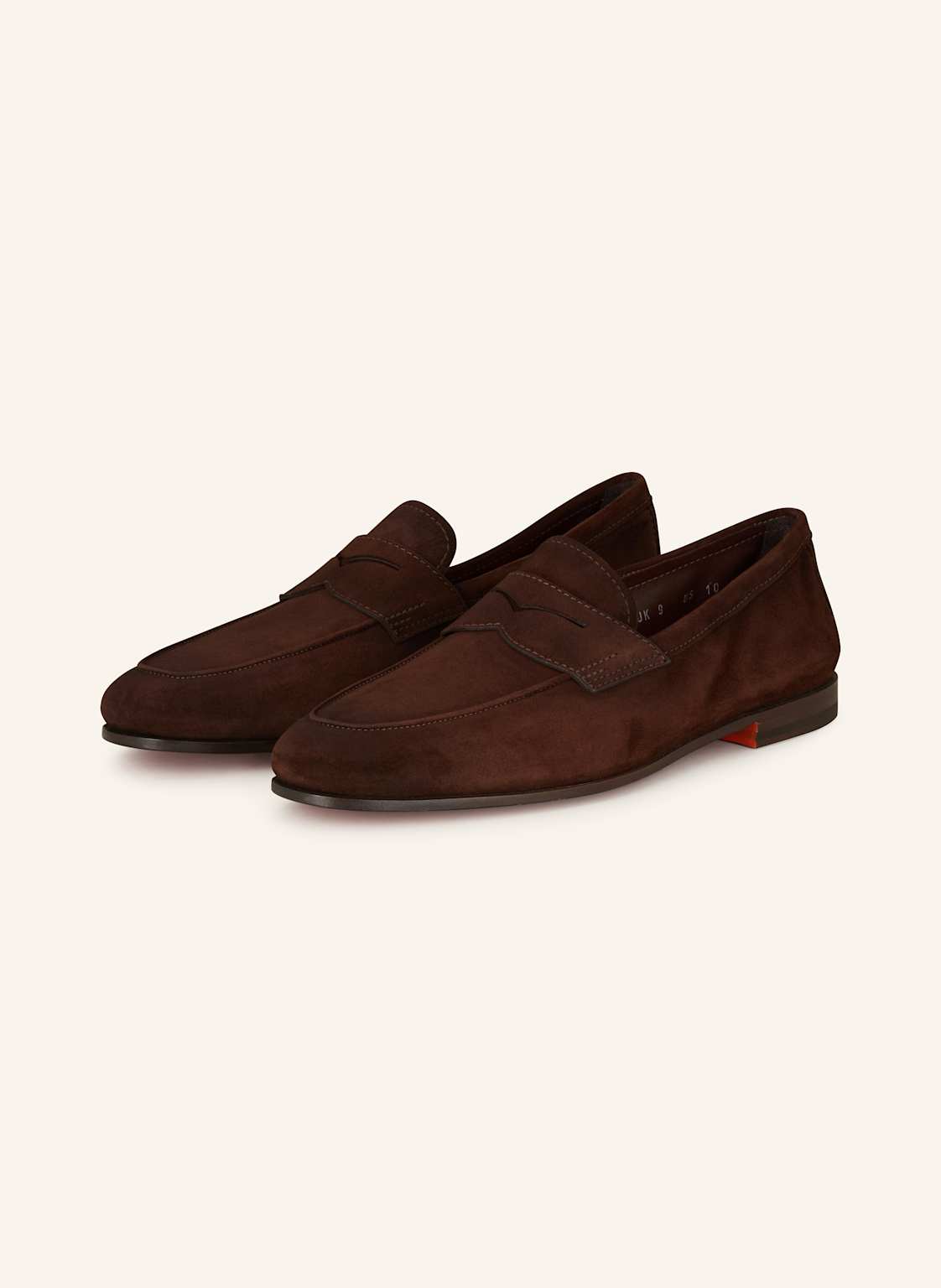 Produktový obrázek Santoni Santoni Mokasíny Typu Penny Carlos tmavě hnědá