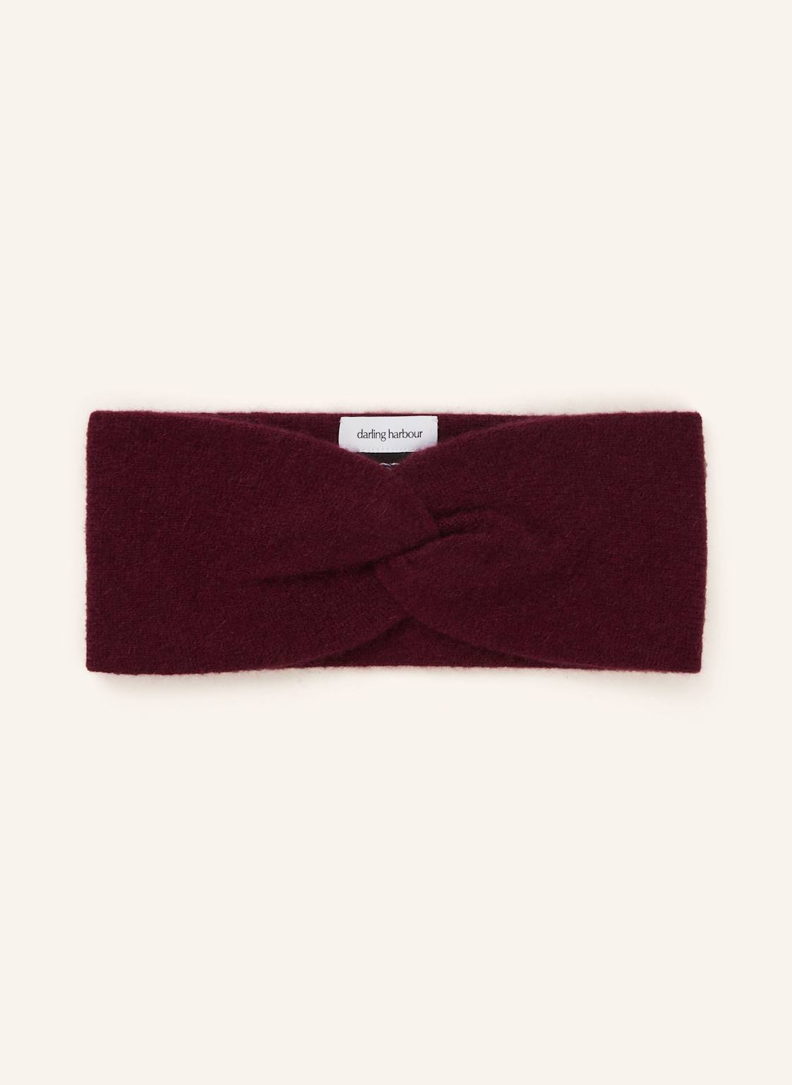 Darling Harbour Stirnband Aus Cashmere rot