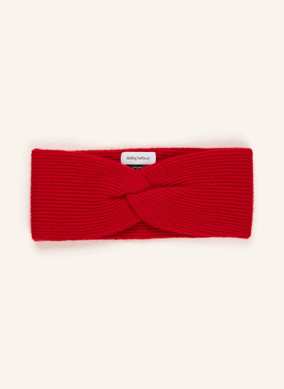 Darling Harbour Stirnband Aus Cashmere rot
