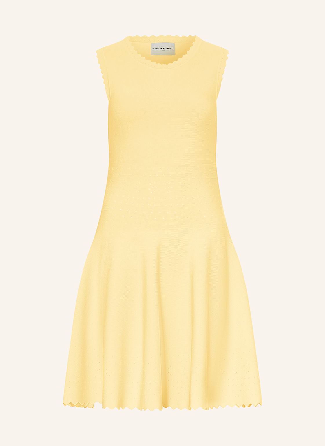 Claudie Pierlot Strickkleid gelb