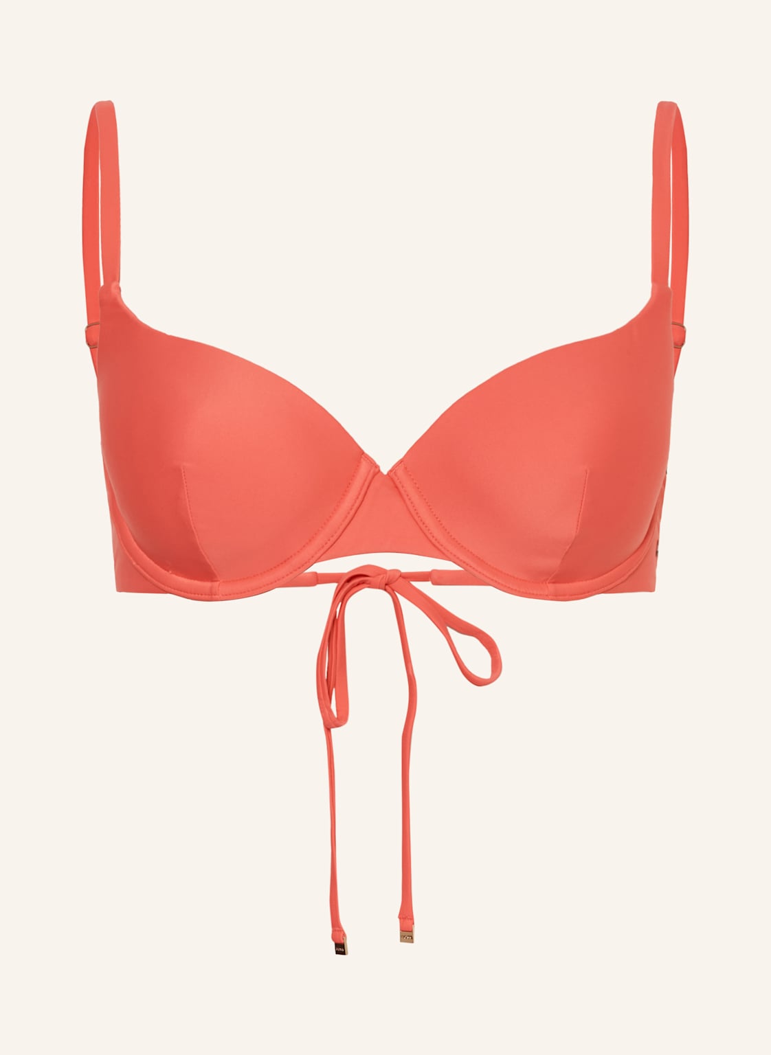 Boss Bügel-Bikini-Top pink