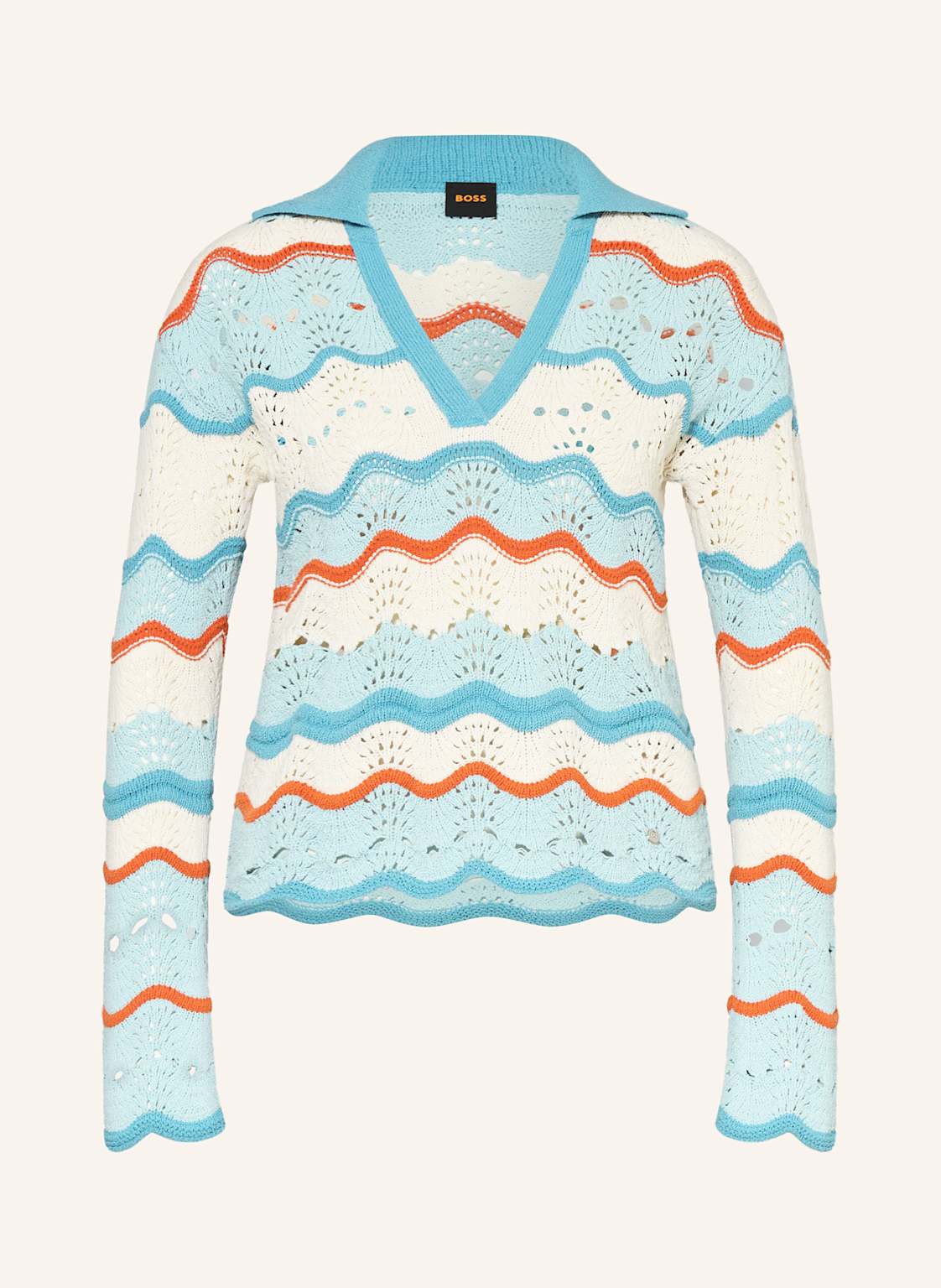 Boss Pullover Fyder blau