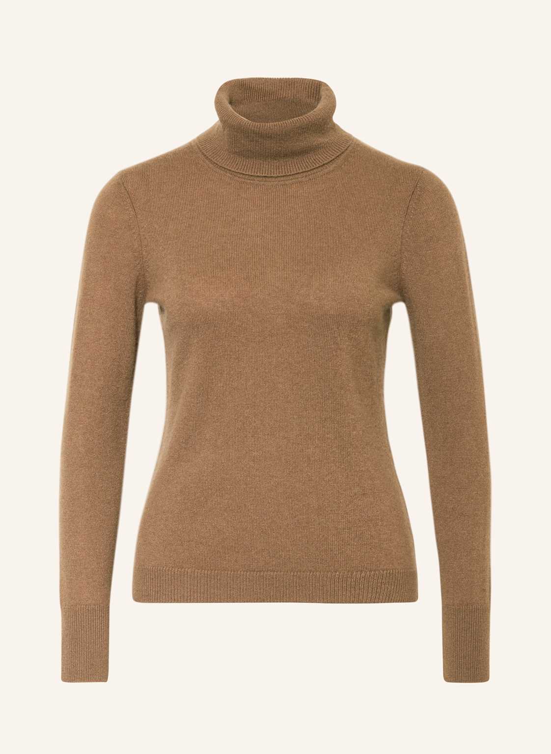 Darling Harbour Rollkragenpullover Aus Cashmere braun