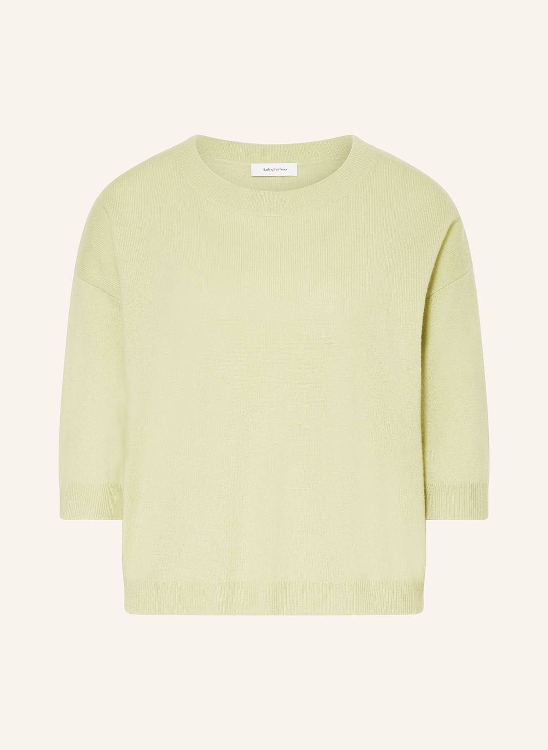 Darling Harbour Cashmere-Pullover Mit 3/4-Arm gruen