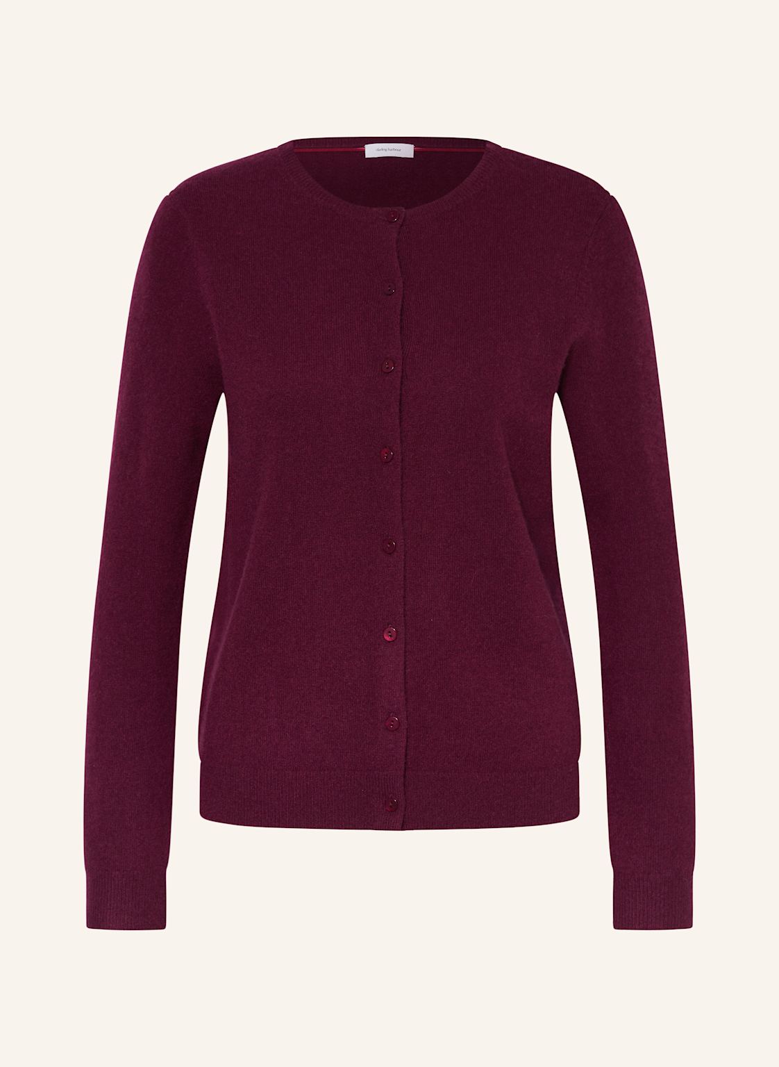Darling Harbour Strickjacke Aus Cashmere rot