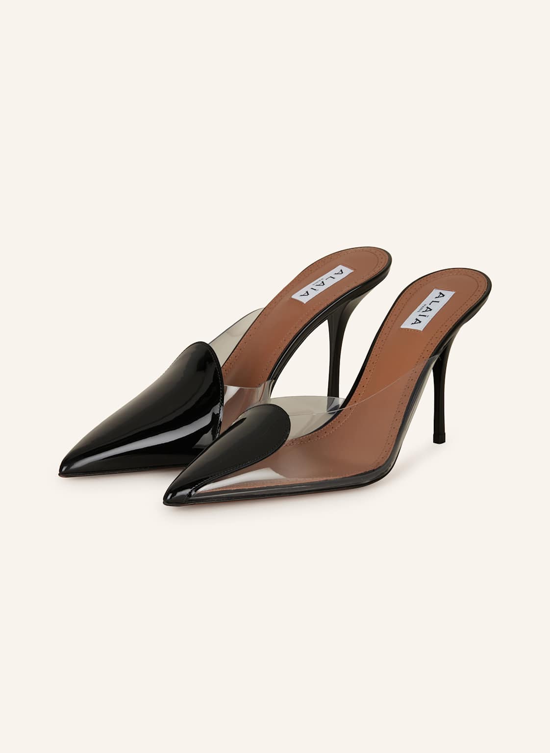 Produktový obrázek ALAÏA Alaïa Mules Cœur Abstrait černá