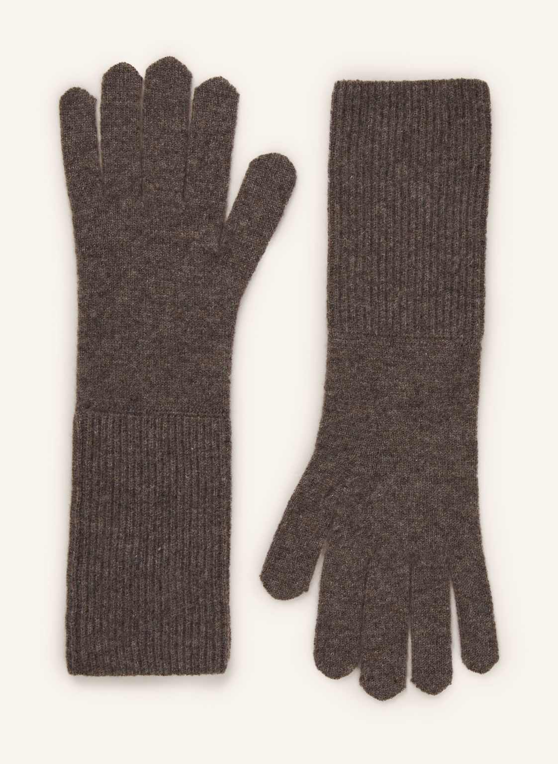 Darling Harbour Handschuhe Aus Cashmere braun