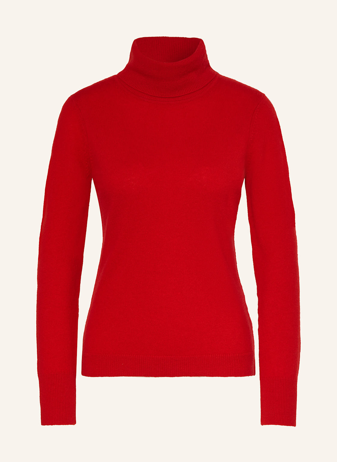 Darling Harbour Rollkragenpullover Aus Cashmere rot
