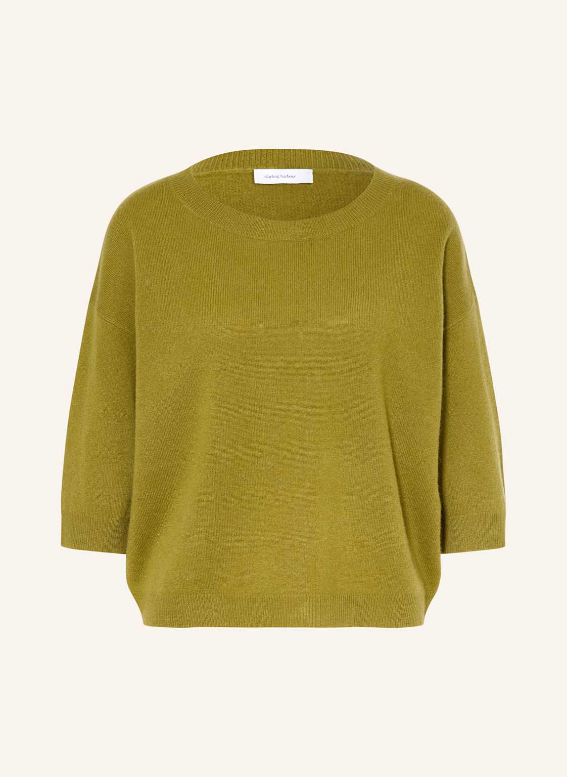 Darling Harbour Cashmere-Pullover Mit 3/4-Arm gruen
