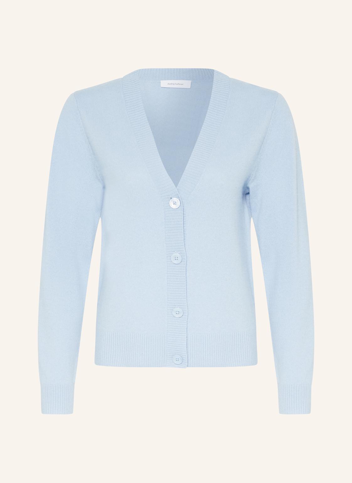 Darling Harbour Strickjacke Aus Cashmere blau
