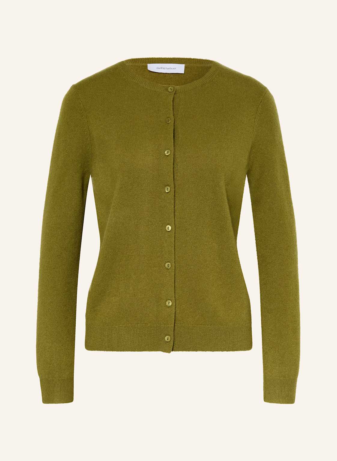 Darling Harbour Strickjacke Aus Cashmere gruen