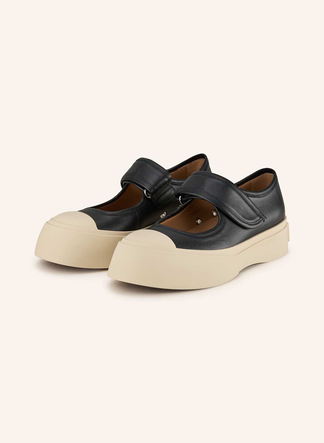 Produktový obrázek MARNI Marni Baleríny Na Platformě černá
