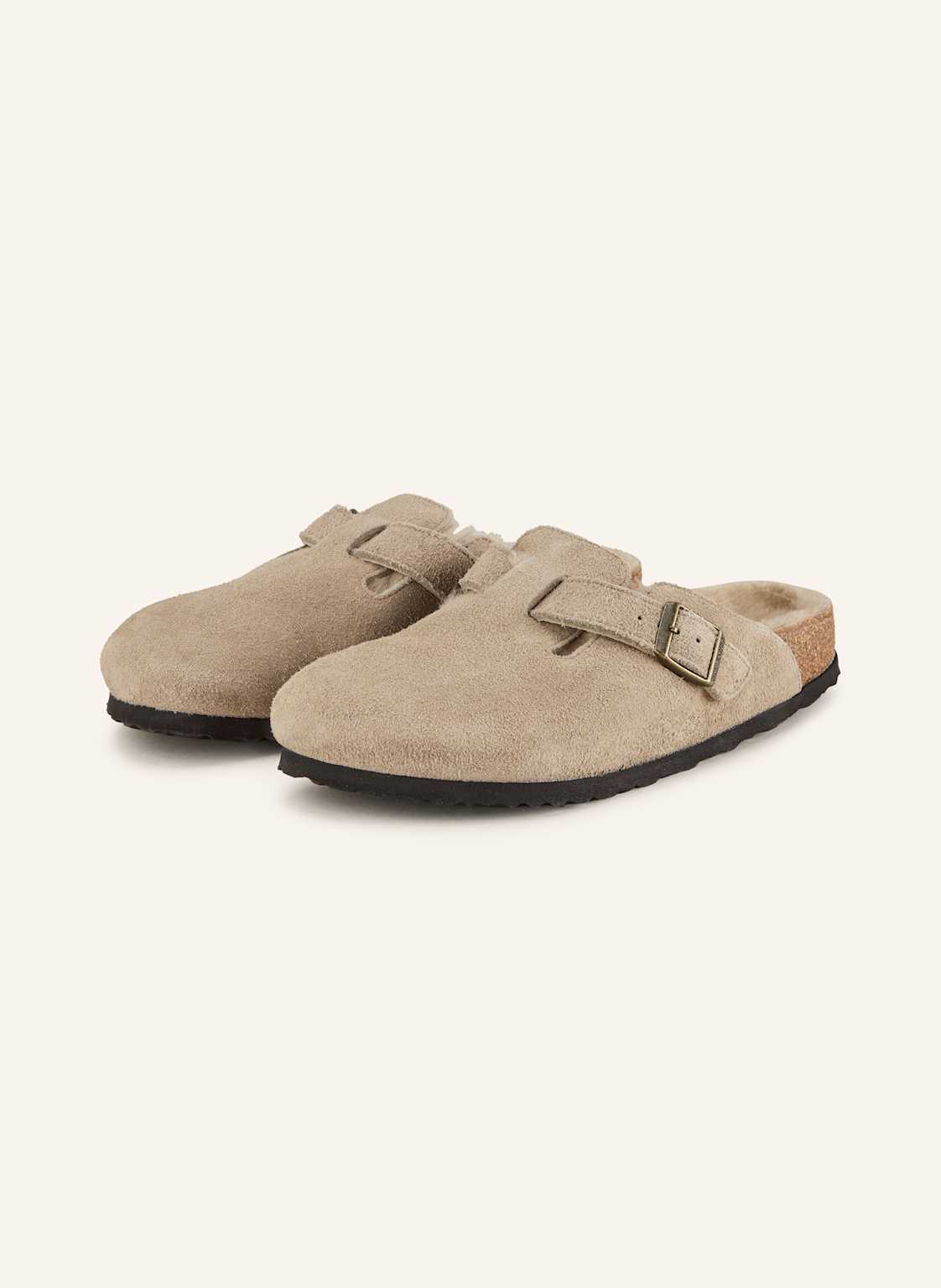 Produktový obrázek Birkenstock Birkenstock Pantofle Boston Shearling černošedá