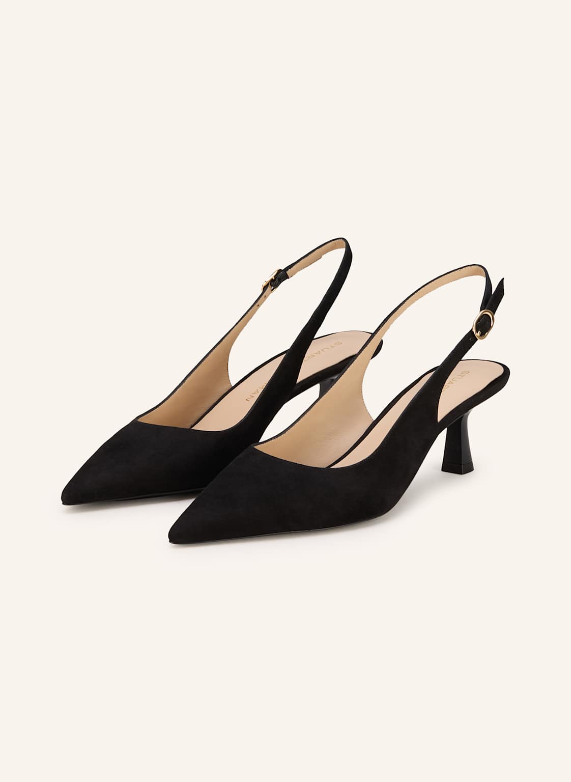 Produktový obrázek Stuart Weitzman Stuart Weitzman Slingpumps S Otevřenou Patou Stuart Sclpt 50 černá