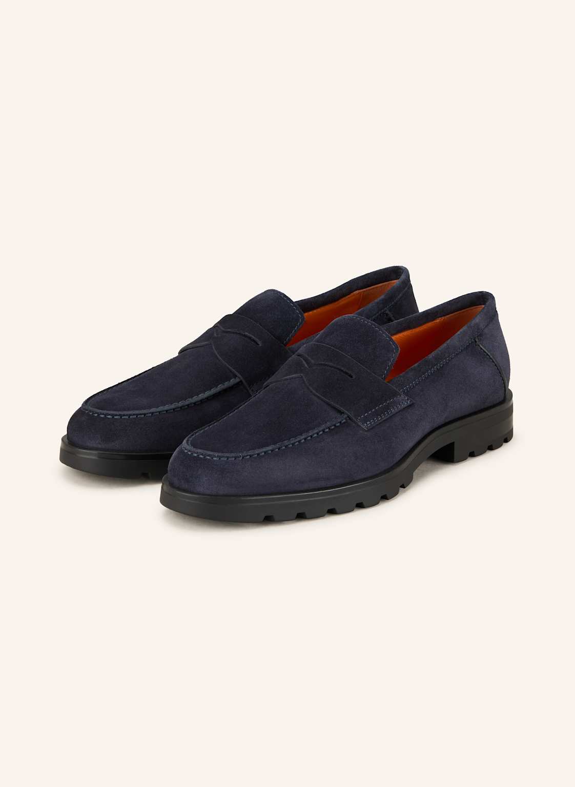 Produktový obrázek Santoni Santoni Mokasíny Typu Penny tmavě modrá