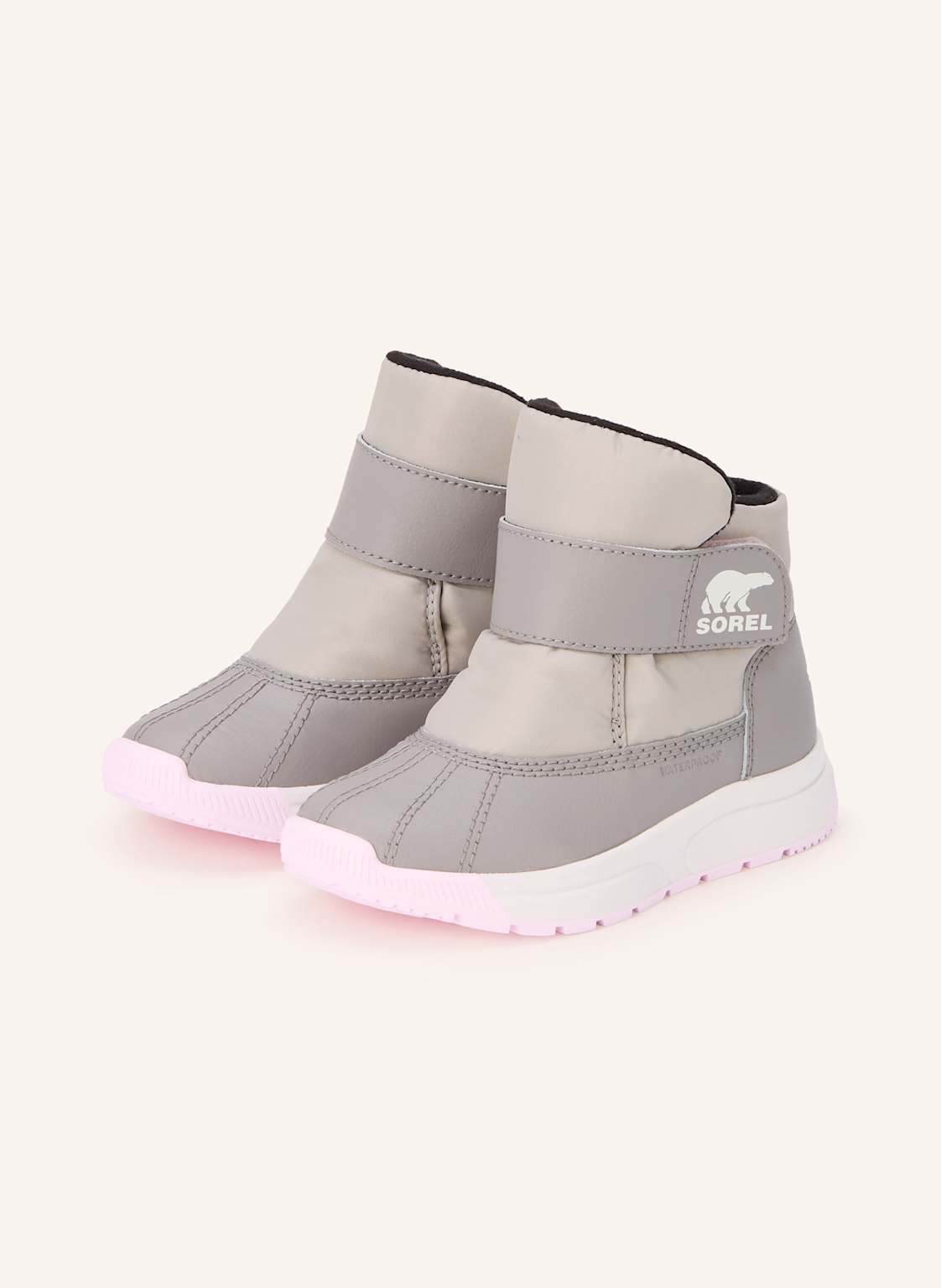 Produktový obrázek Sorel Sorel Boots Whitney Iii Strap šedá / světle šedá / světle růžová