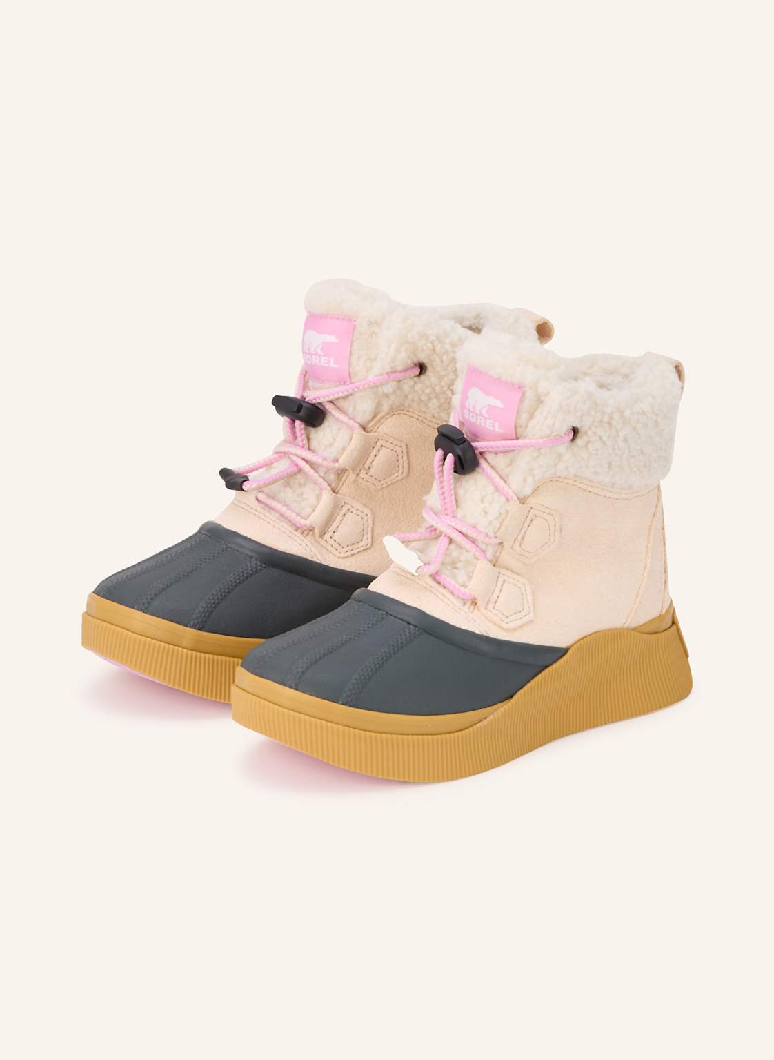 Produktový obrázek Sorel Sorel Boty Typu Boots Out N About™ Iv Chillz světle růžová / tmavě šedá / velbloudí