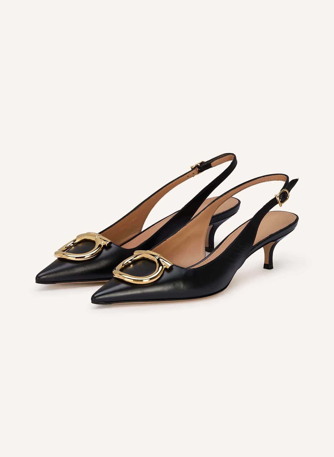 Produktový obrázek FERRAGAMO Ferragamo Slingpumps S Otevřenou Patou Sara černá
