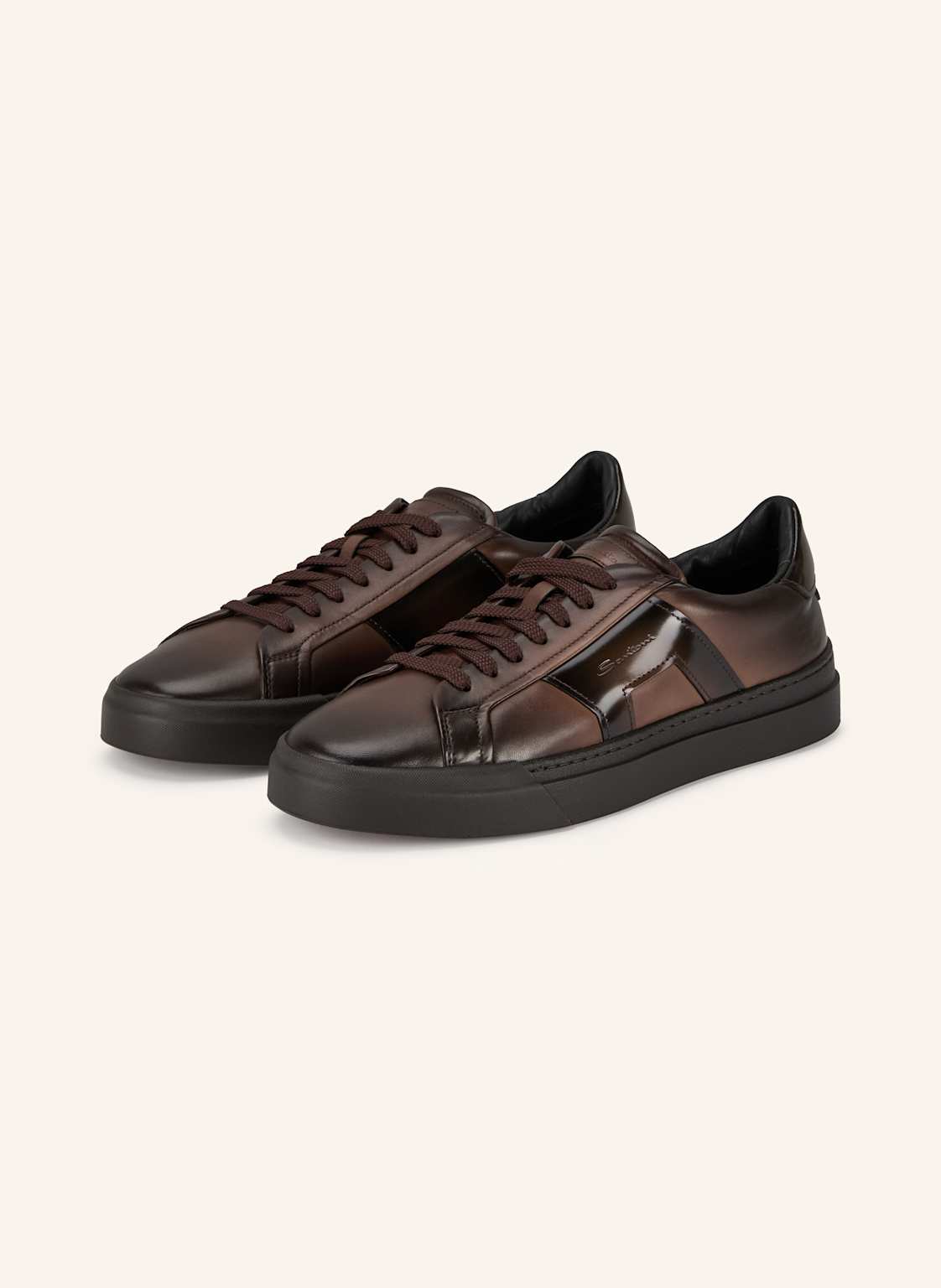 Produktový obrázek Santoni Santoni Sneakersy tmavě hnědá