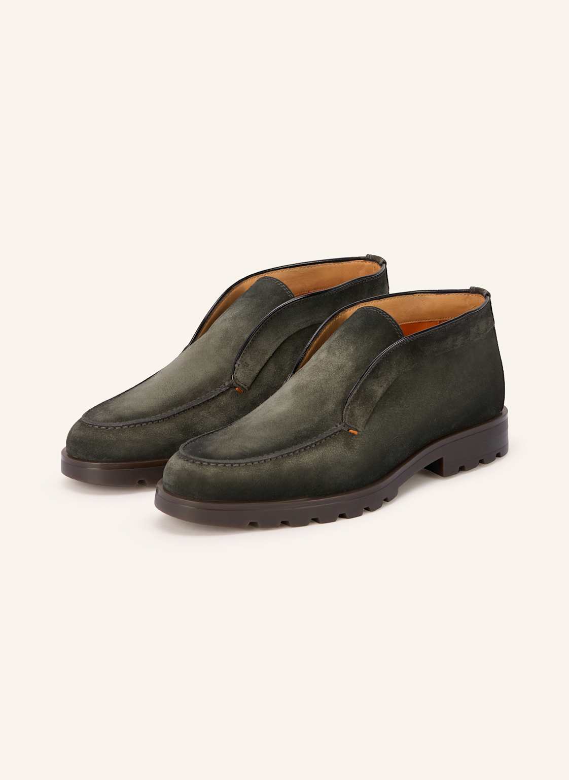 Produktový obrázek Santoni Santoni Kotníčkové Boty Rock tmavě zelená
