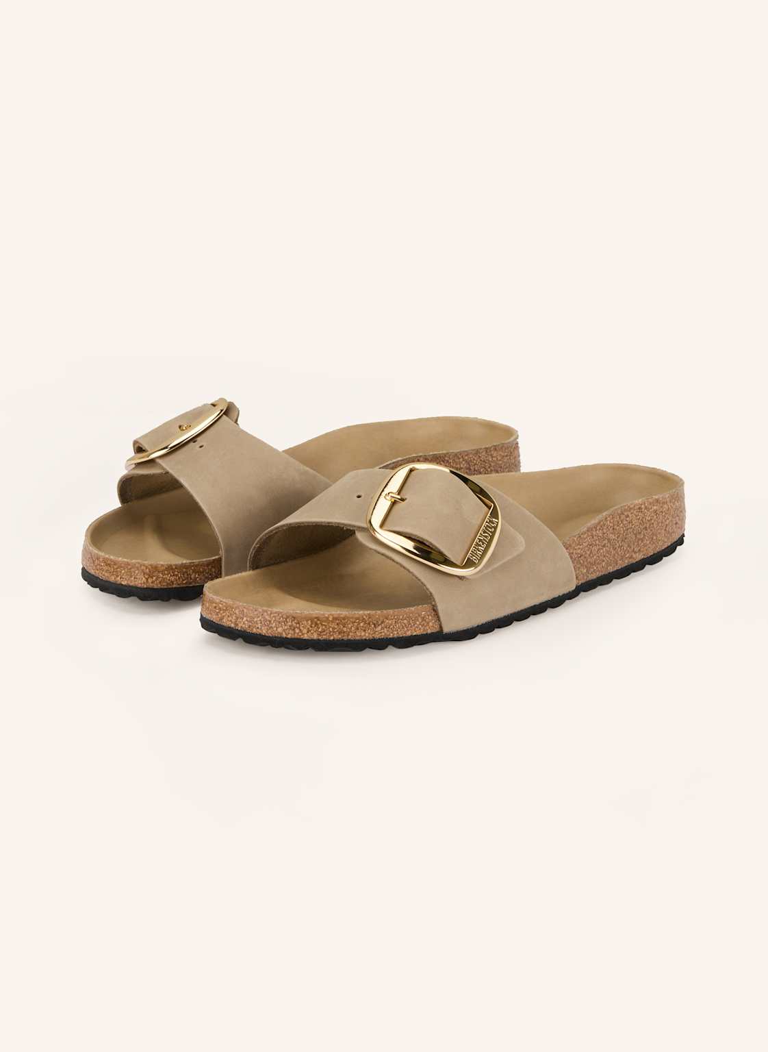 Produktový obrázek Birkenstock Birkenstock Pantofle Madrid Big Buckle béžová