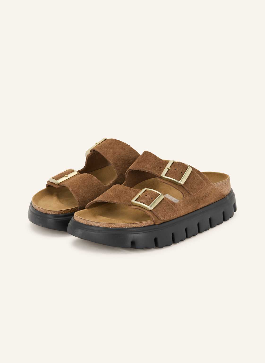 Produktový obrázek Birkenstock Birkenstock Pantofle Arizona Platform Suede Leather hnědá