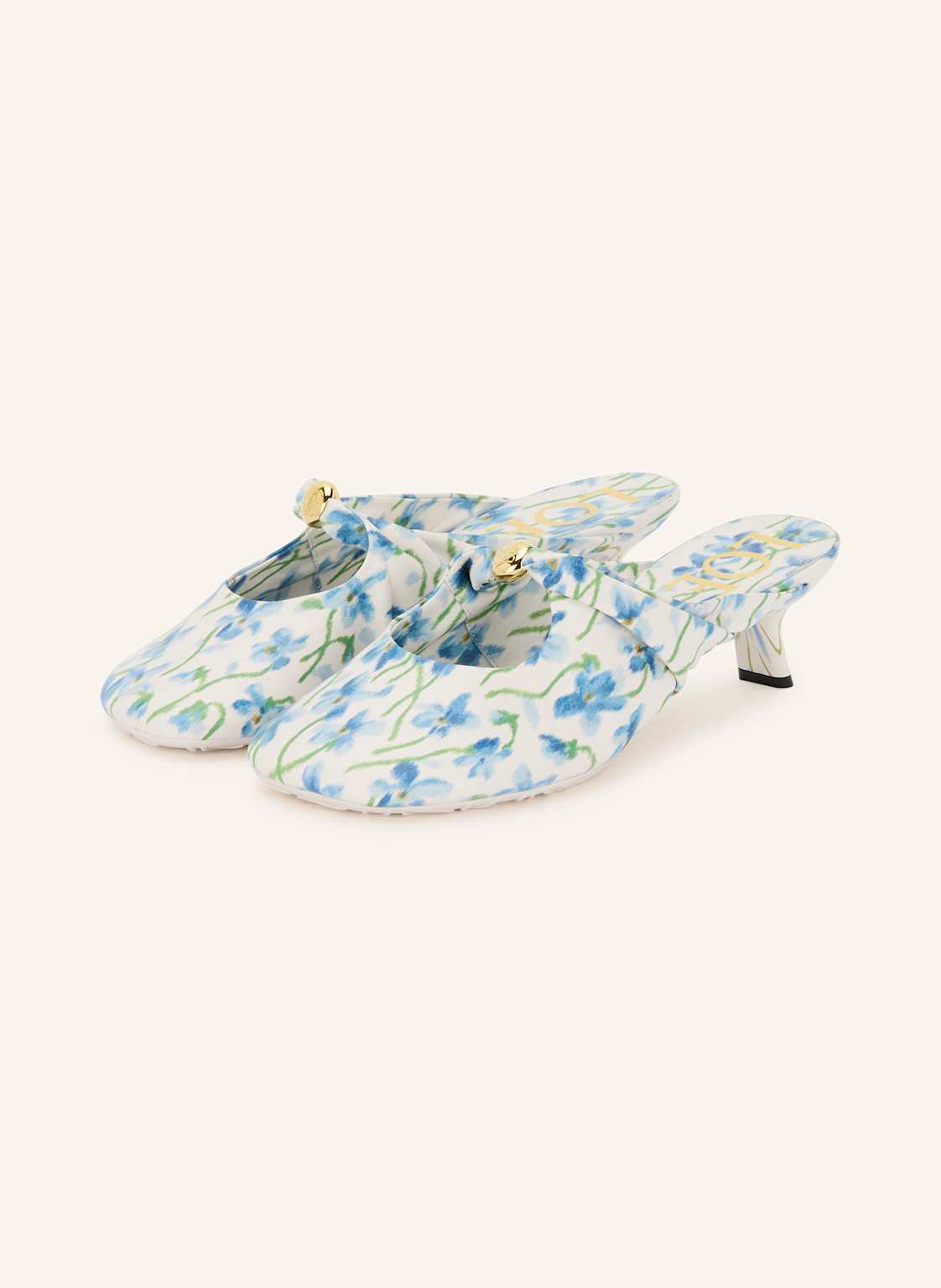 Produktový obrázek Loewe Loewe Mules Pebble bílá / modrá