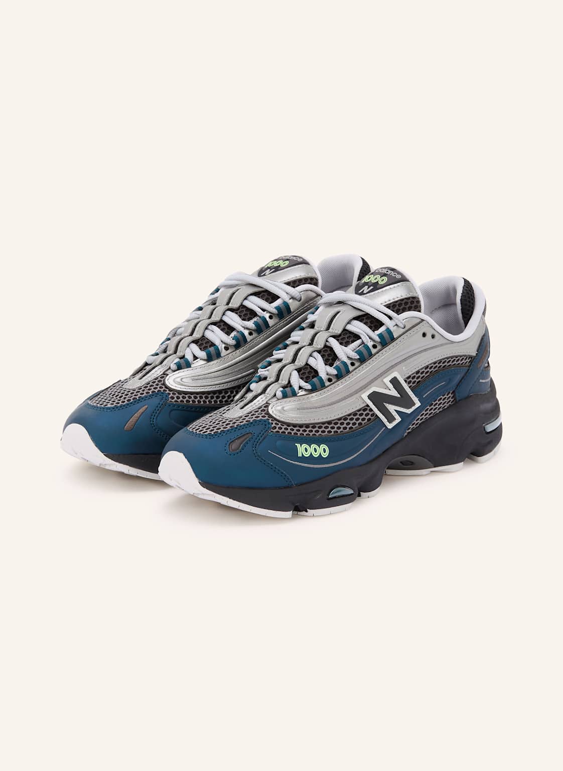 Produktový obrázek New Balance New Balance Sneakersy 1000 petrolejová / stříbrná / černá